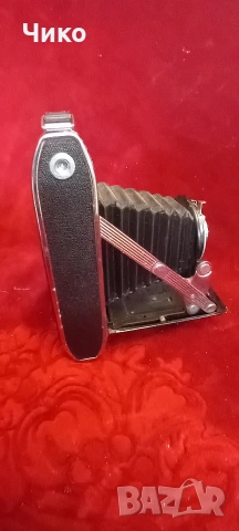 Стар английски мехов фотоапарат Кодак, снимка 6 - Антикварни и старинни предмети - 53776473