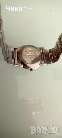 Оригинален работещ СЕЙКО със верижка, снимка 8 - Антикварни и старинни предмети - 54236168