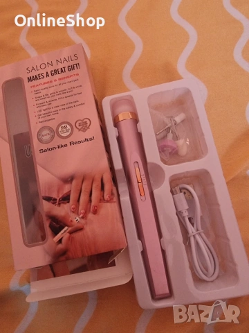 ПРОМО!!! Електрическа пила за нокти SALON NAILS, снимка 12 - Продукти за маникюр - 53615061