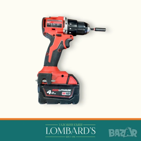 Винтоверт MILWAUKEE M18 BLPDRC, N: 130178, снимка 2 - Винтоверти - 53425374