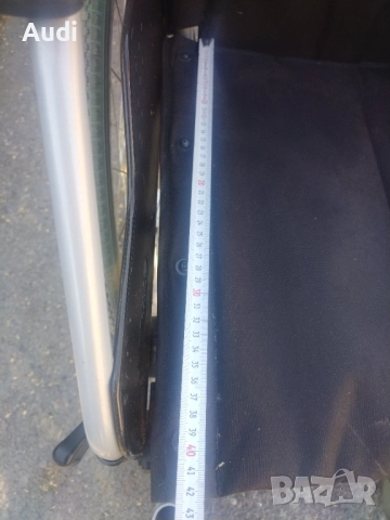 Сгъваема инвалидна рингова количка MEYRA Ширина на седалката 44см За възрастни, оперирани, трудно по, снимка 8 - Инвалидни колички - 51647782