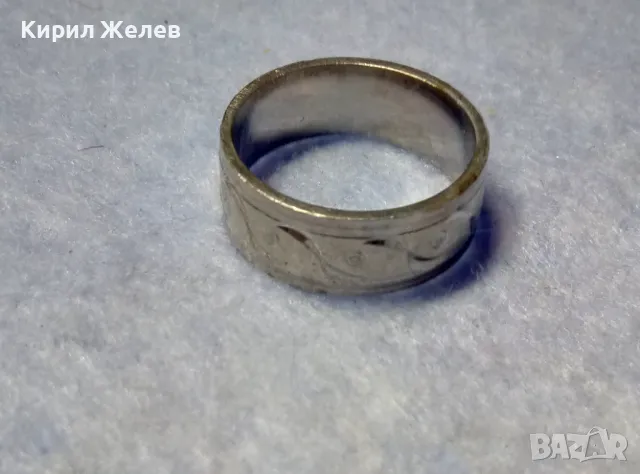 МАРКОВ СТИЛНО РЪЧНО ФИНО ОРНАМЕНТИРАН СРЕБЪРЕН ПРЪТЕН ХАЛКА СРЕБРО VYS 925 , снимка 11 - Пръстени - 50337599