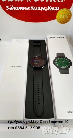 Galaxy Watch 6 Classic.Перфектно състояние.В гаранция.Цена 250 лв., снимка 2 - Смарт гривни - 52462696