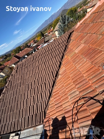 Боядисване на покриви метални конструкции веранди фасади и всички видове вътрешни бои, снимка 3 - Ремонти на покриви - 52031842