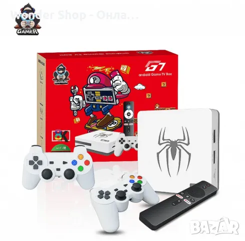 Игрова конзола G7 Universal Edition Android Gaming TV Box, снимка 1 - Геймърски - 49197915