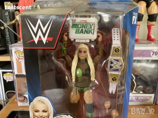 Екшън фигура WWE Liv Morgan Лив Морган Mattel Elite Series 103 играчка figure, снимка 5 - Колекции - 48925231