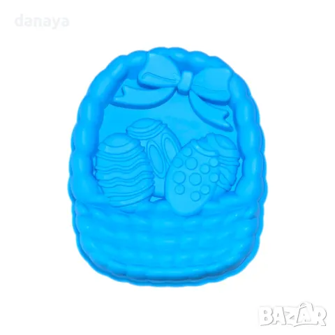 5854 Силиконова форма за кекс Великденска кошница, снимка 4 - Форми - 49931648