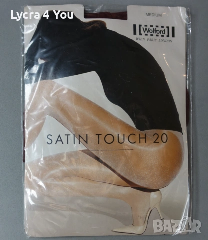 Wolford Satin Touch 20 den M размер луксозни чорапогащници, снимка 8 - Бельо - 54140098
