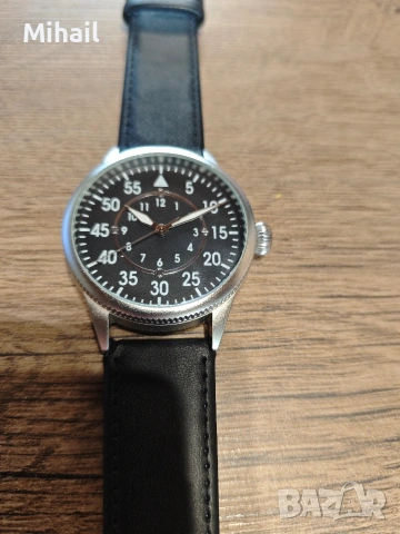 Механичен часовник тип пилотски Pilot FL22882, снимка 2 - Мъжки - 53492684