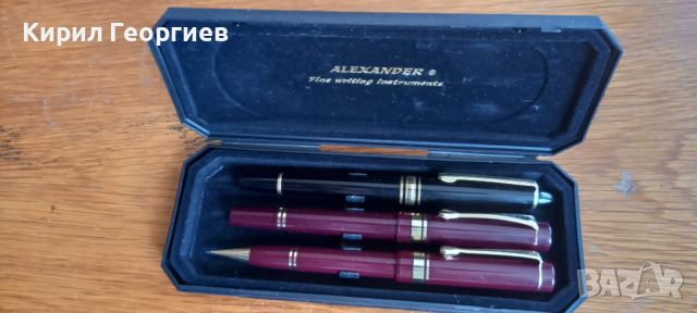 ALEXANDER ® Fine writing instruments  Комплект от две  нови позлатени писалки и пиромолив, снимка 1 - Други - 45930438