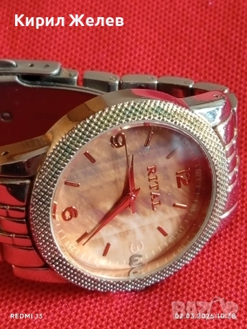 Фешън модел дамски часовник RITAL QUARTZ много красив стилен дизайн 41602, снимка 6 - Дамски - 53674391