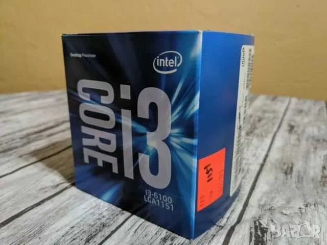 Продавам процесор Intel Core i3-6100 + стоков вентилатор