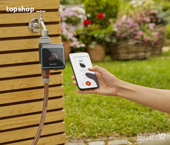 ЧИСТО НОВА Gardena Water Control с Bluetooth® приложение: Автоматично поливане, конфигурируемо..., снимка 2 - Подемници - 51595269