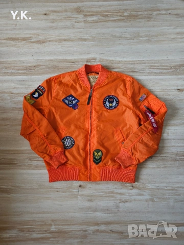 Оригинално мъжко яке Alpha Industries MA-1 TT Patch II