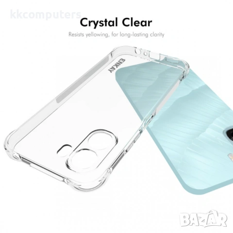 Защитен Калъф ENKAY HAT PRINCE за Oppo A6x 4G / A6x 5G - TPU, Прозрачен, Подсилени Ъгли, Анти-приплъ, снимка 4 - Резервни части за телефони - 53564266