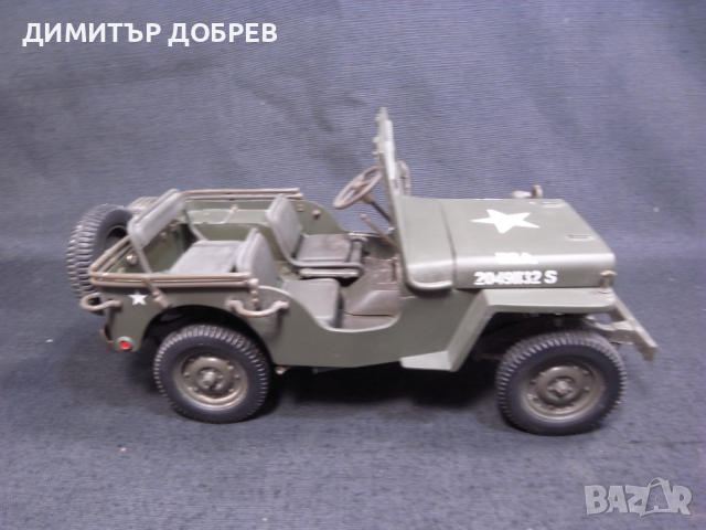 1/18 МЕТАЛНА КОЛИЧКА МАЩАБЕН МОДЕЛ JEEP WILLYS GATE CHINA, снимка 7 - Колекции - 44954941