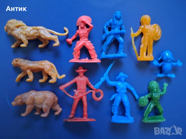 Лот Стари Фигурки Стрелбище от Соца, снимка 4 - Колекции - 54096460