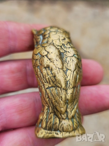 Малък Бронзов Бухал , снимка 4 - Декорация за дома - 52353069