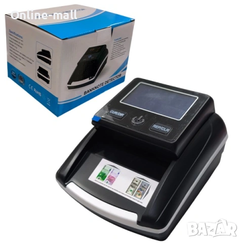 Професионален Автоматичен Детектор за Фалшиви Банкноти AL-130A – 6-степенна Проверка, EUR/USD и Функ, снимка 4 - Друга електроника - 53244006