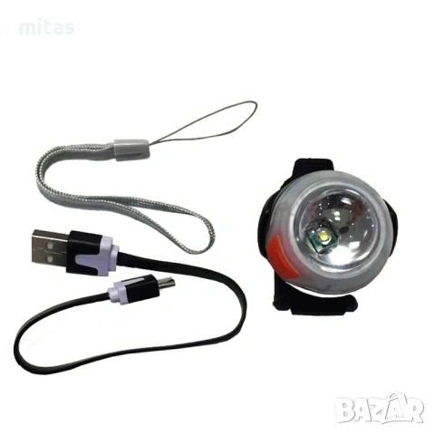 Предна USB светлина за велосипед Skorpion AFL-321 – двуцветна светлина, снимка 7 - Аксесоари за велосипеди - 41329683