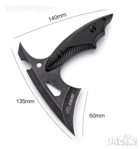 Тактическа малка брадвичка Knives /мини томахавка/ -2 варианта, снимка 3 - Ножове - 47610112