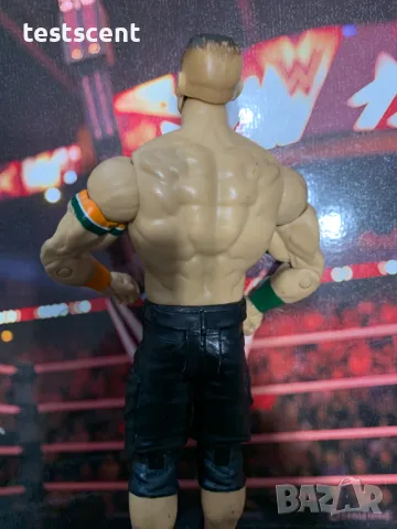 Екшън фигура WWE John Cena Джон Сина Mattel Basic Never Give Up Orange Black figure играчка, снимка 12 - Фигурки - 49551770