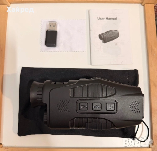 Нов Цифров монокъл с нощно виждане, снимка 3 - Оборудване и аксесоари за оръжия - 53989496