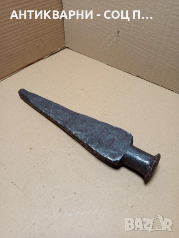 Стара Ръчно Кована Наковалня 2.300кг., снимка 3 - Антикварни и старинни предмети - 51726254