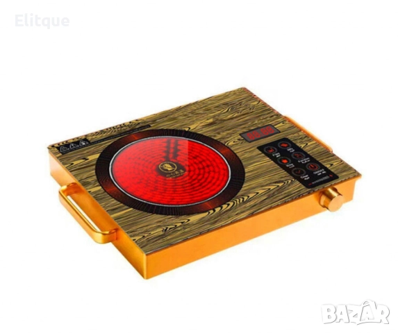 Електрическа настолна инфрачервена плочка "Silver Love" 2200W SC-102, снимка 3 - Друга електроника - 52832000