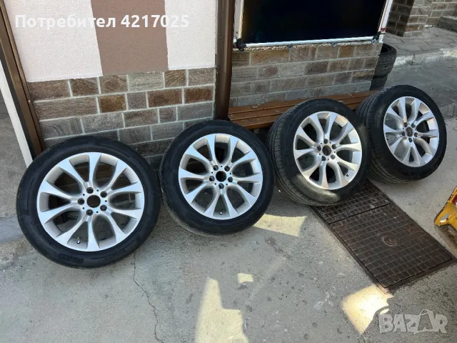 5x120 19" оригинални BMW X5 X6 style 450, снимка 5 - Гуми и джанти - 50160898