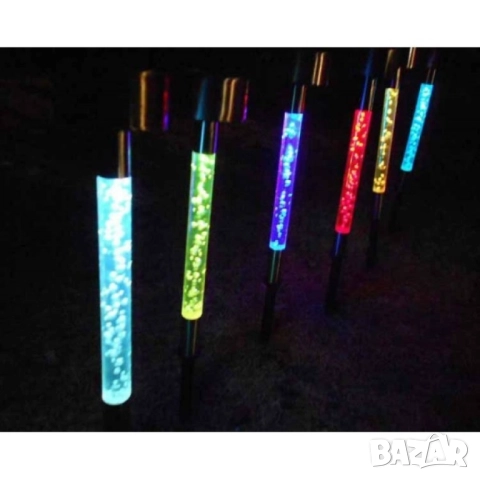 Соларна лампа с ефект „водни мехурчета“  