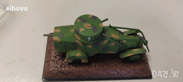 Италианска бронирана кола, Lancia-Ansaldo IZM 1918, снимка 7 - Колекции - 54265581
