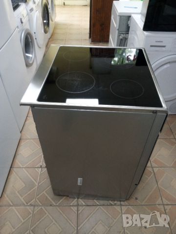 Иноксова свободно стояща печка с керамичен плот Бош Bosch  60 см широка 2 години гаранция!, снимка 4 - Печки, фурни - 45680226