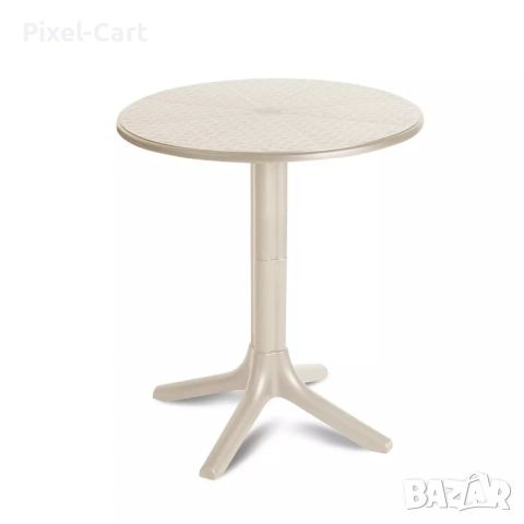 Градински комплект - маса и 2 стола в ратанов дизайн, снимка 6 - Маси - 46407948