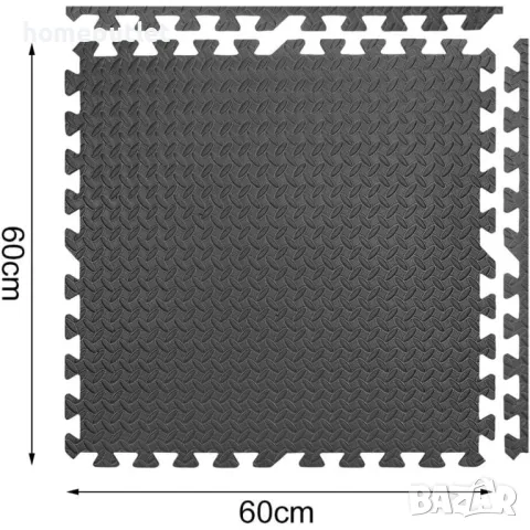 Професионална водоустойчива подложка от EVA пяна тип пъзел, 12 части XJJ289-BK-12, снимка 4 - Облицовки - 48995189