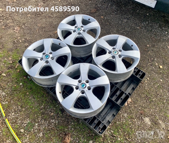 4бр.Алуминиеви джанти 17цола 5x112 за Skoda Octavia,Vw Caddy,Golf,Audi A3,Seat Leon, снимка 2 - Гуми и джанти - 52643812