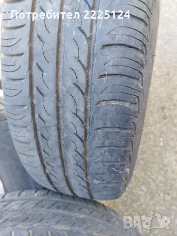 Продавам 4 броя оригинални  алуминиеви джанти с гуми 15 цола за Рено Сценик, снимка 3 - Гуми и джанти - 49402049