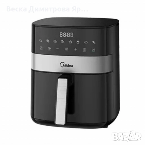 Еър фрайър Midea MF-CN65E2 - За готвене с горещ въздух, снимка 6 - Фритюрници - 51708782