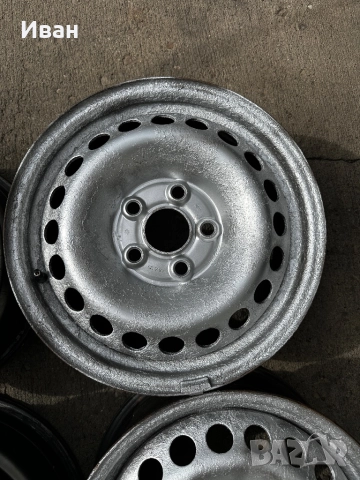 4бр. ОЕМ железни джанти 16” VW Transporter T5 T6 Транспортер, снимка 5 - Гуми и джанти - 51568310