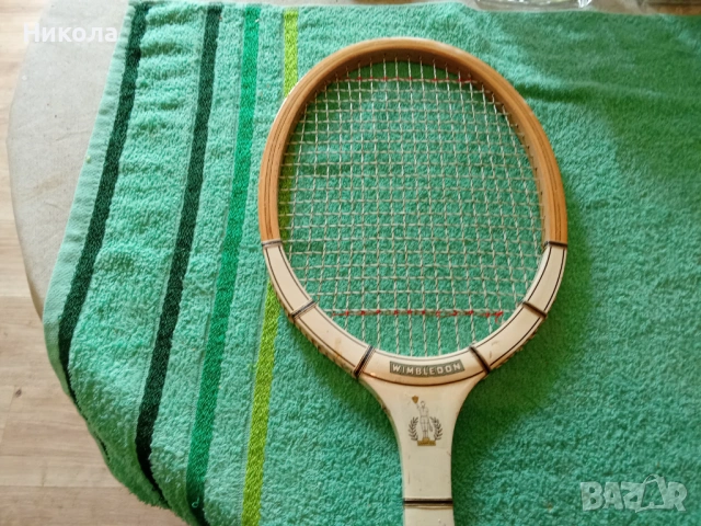 Стара дървена Тенис ракета Wimbledon Champion- много рядка , снимка 5 - Тенис - 53944440