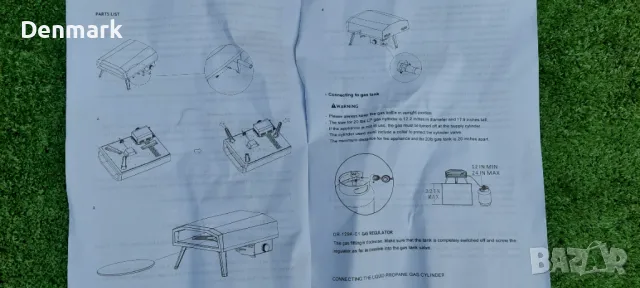 Газова фурна за пица с въртящ се камък за пица , снимка 9 - Печки, фурни - 48482078