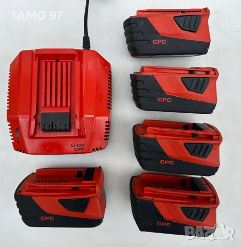 Hilti Сет - Акумулаторно зеге, циркуляр, винтоверт, ъглошлайф и перфоратор, снимка 12 - Други инструменти - 54084156