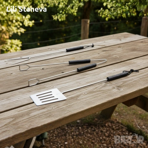 Градинско барбекю на колела, емайлирана стомана, 4 степени + Подарък 3 прибра. , снимка 3 - Градински мебели, декорация  - 53438630