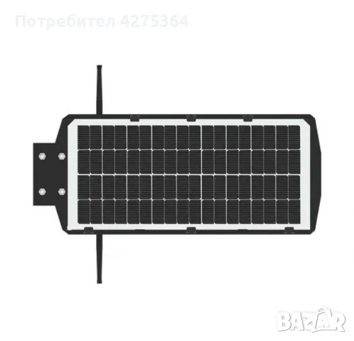 Интелигентна 2 в 1 улична соларна лампа с вградена 5MP камера – 1800W мощност, 360° покритие и нощно, снимка 4 - Соларни лампи - 50359726