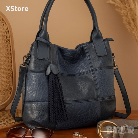 Ежедневна дамска чанта тип торба, през рамо, снимка 6 - Чанти - 52572140