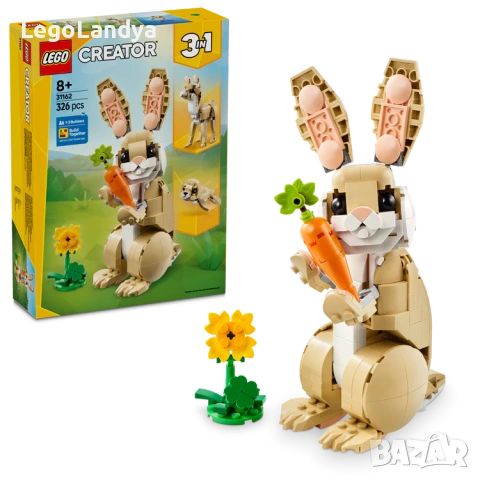 LEGO® Creator 31162 Зайче, снимка 3 - Образователни игри - 54301130