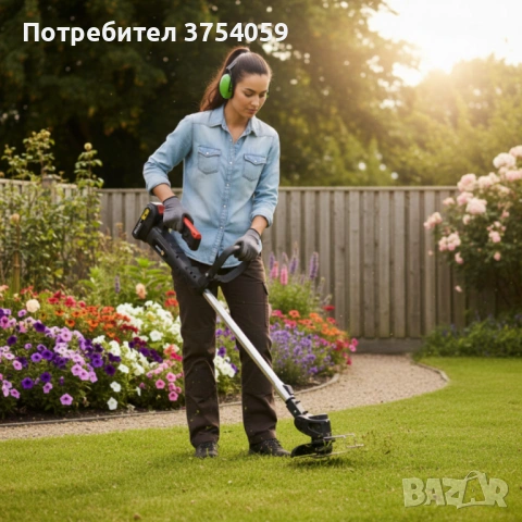 Акумулаторен храсторез с мощно рязане до 10 см Conentool Lithium Cordless Brush Cutter, снимка 4 - Други инструменти - 53209587