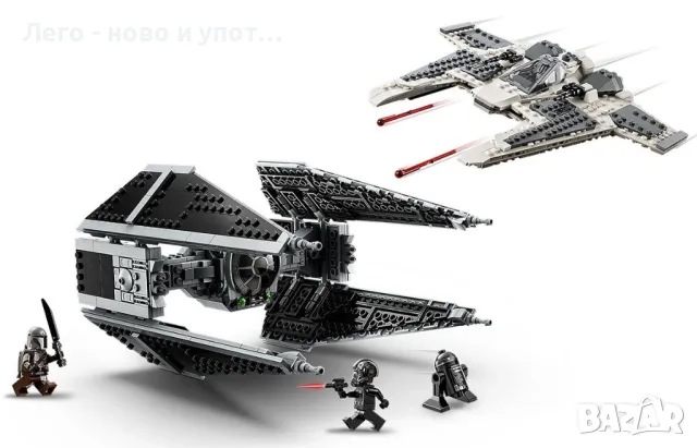 НОВО LEGO Star Wars 75348 - Мандалорски изтребител срещу Тай прехващач, снимка 4 - Конструктори - 48960127