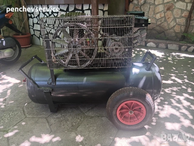 мобилен компресор 200литра, снимка 5 - Компресори - 50781097