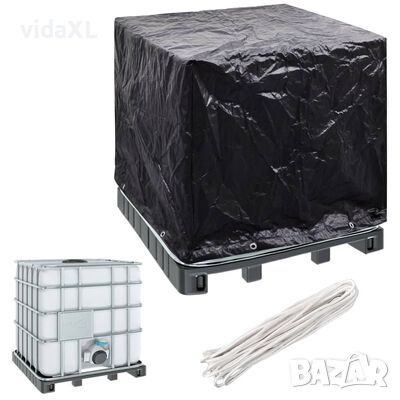 vidaXL Покривало за IBC контейнер с 8 капси 116x100x120 см(SKU:41644